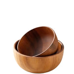 bol bois marron rayures naturelles traditionnel sans fixation durable cuisine