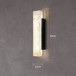 applique murale moderne marbre adhésive blanc beige noir led 13w 3000k