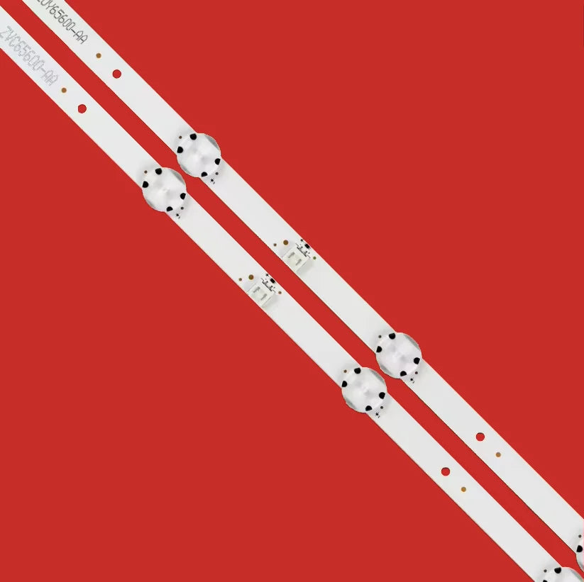 ruban led blanc points noirs moderne 600mm 3v 6leds
