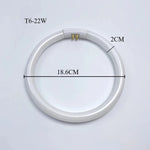 tube lumière circulaire blanc moderne 22w t5 18.2cm efficace eye caring