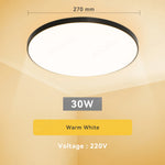 lampe led blanc moderne interrupteur télécommande 230mm 270mm 370mm