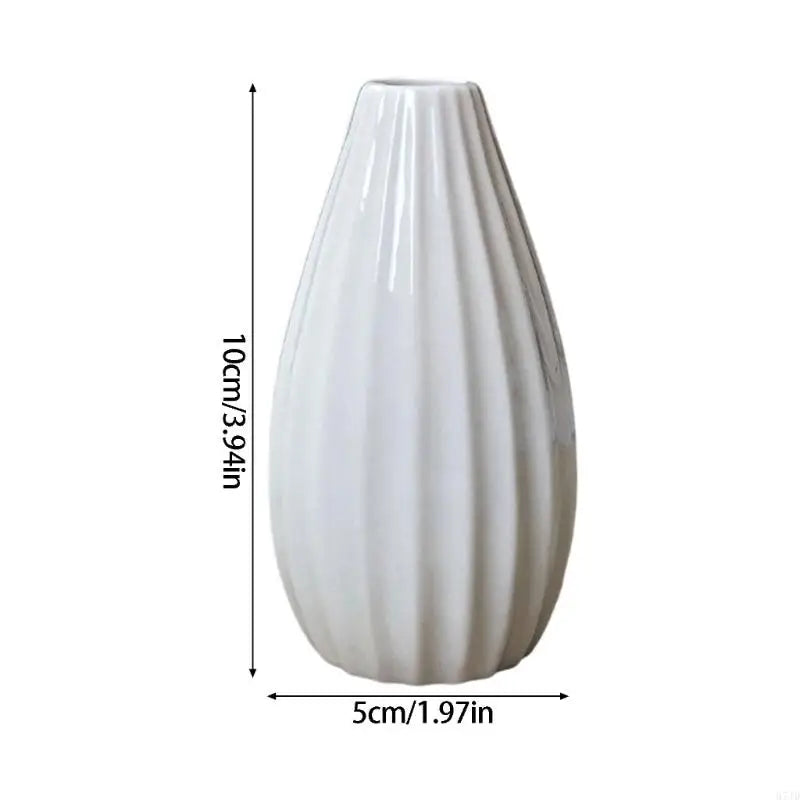 vases céramique plissés blanc vert bleu rose minimaliste décoration maison salon