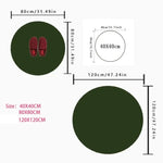 tapis rond boho mandala multicolore floral deco moderne salon chambreextérieur 80x80cm 120x120cm