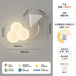 lampe murale moderne enfant avion nuage arc ciel étoile blanc bleu rose jaune