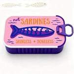 boîte bijoux poisson sardines orange rose blanche créative anneaux bracelets