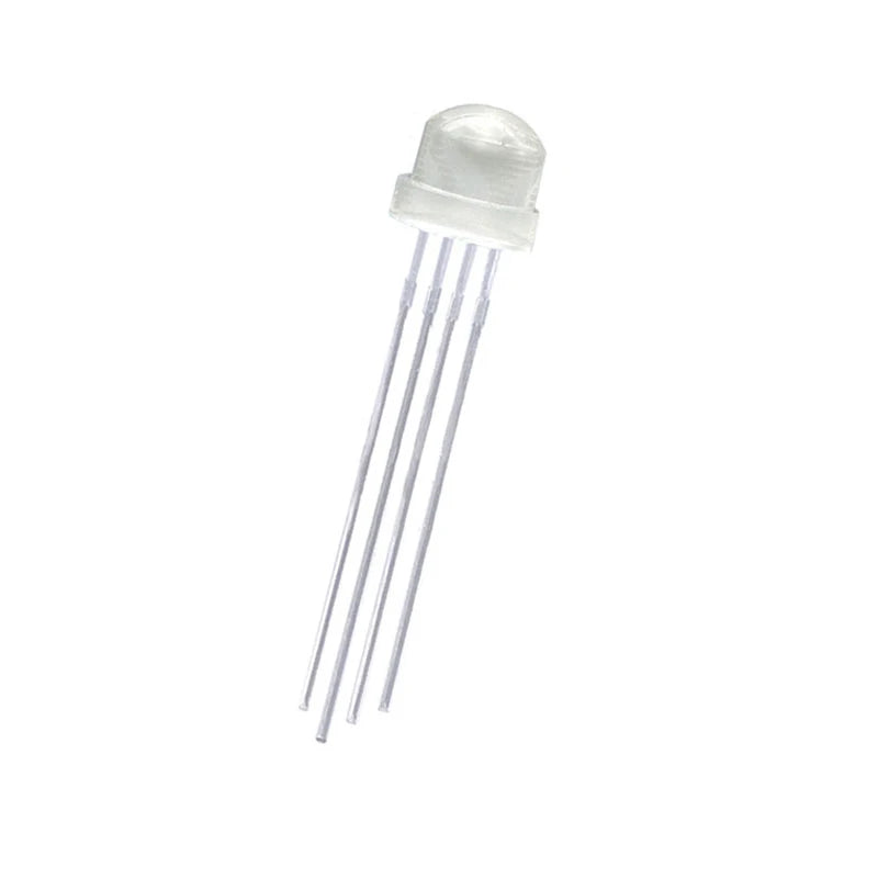 led rgb ws2812b 5mm transparente adressable pixel bricolage électronique projet lumière néon