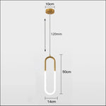 Suspension lumineuse moderne or blanc acrylique câble suspendu éclairage quotidien minimaliste