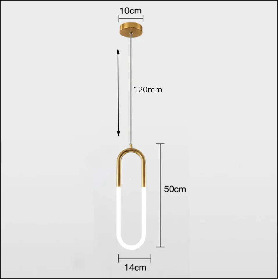Suspension lumineuse moderne or blanc acrylique câble suspendu éclairage quotidien minimaliste