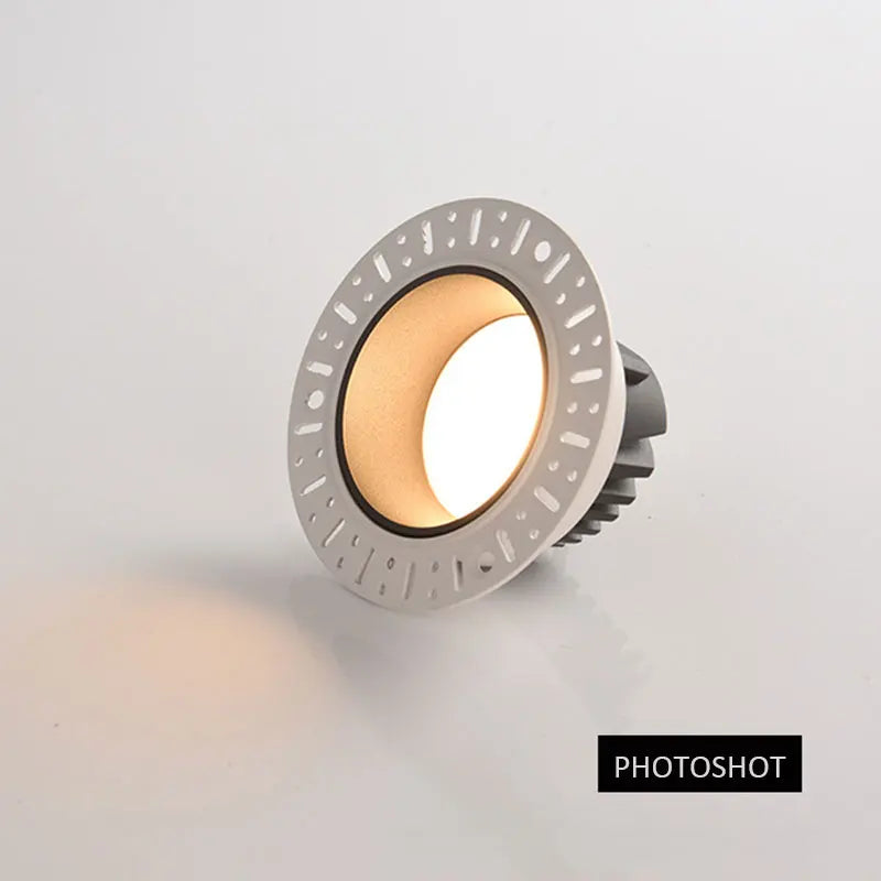 spots led modernes 10w 12w 15w 7w blanc noir grille perforations 95mm 75mm