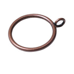anneaux rideau métal eyelets moderne salle bain chambre noir blanc cuivre argent fixés
