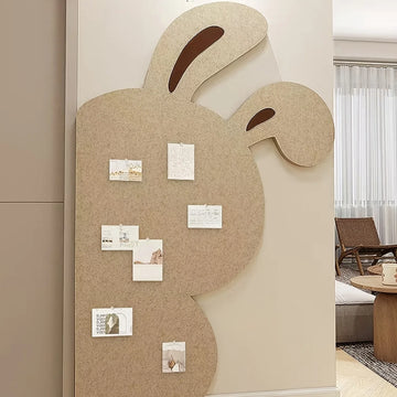 décoration murale moderne panneau liège texture naturelle beige clair fond photo