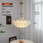 lampe suspendue blanc doré éventails classique vintage chaîne certifications sécuritéfluxlumineuxfaible