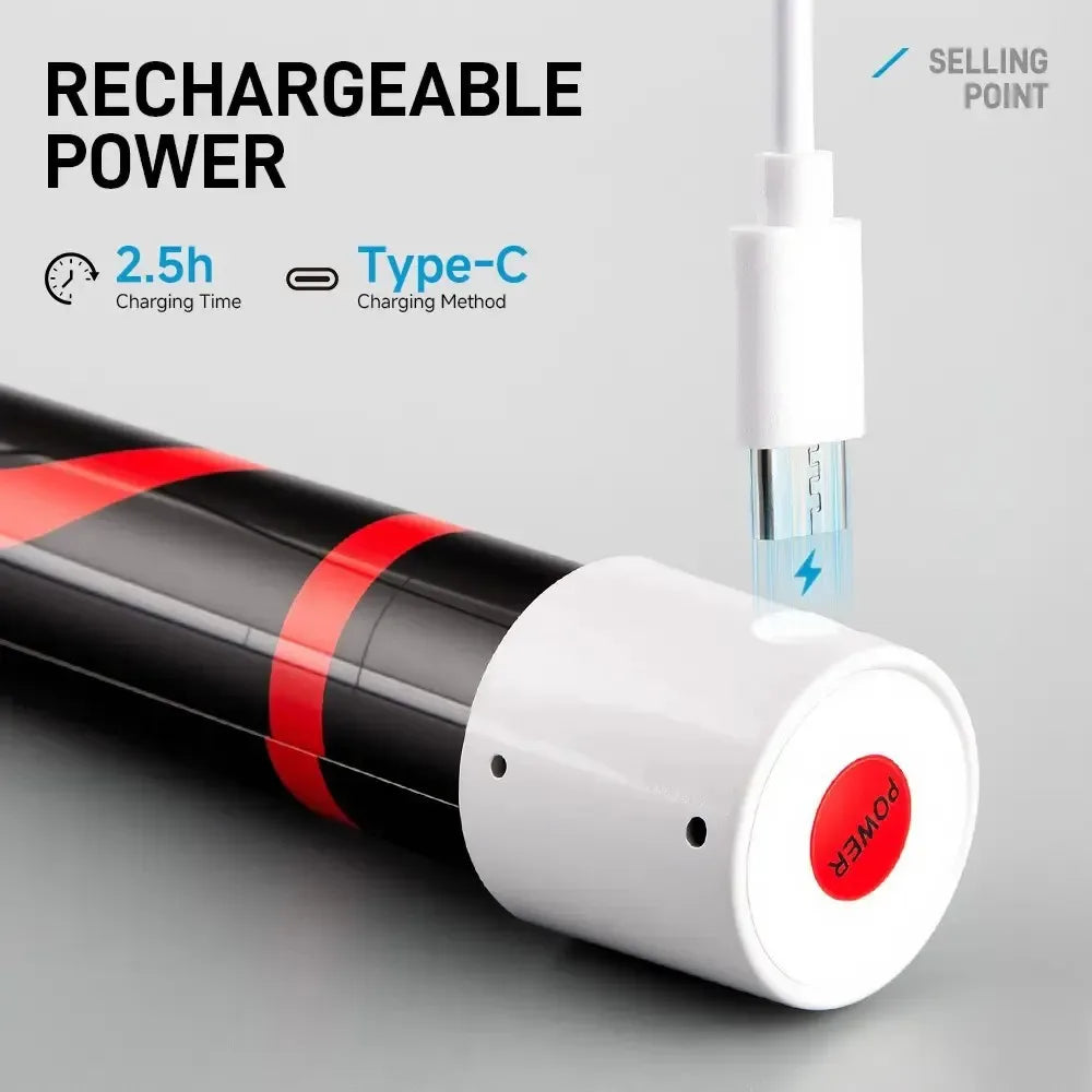ruban led flexible blanc rechargeable port type 800lm lumiere travail inspection espaces restreints