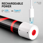 ruban led flexible blanc rechargeable port type 800lm lumiere travail inspection espaces restreints