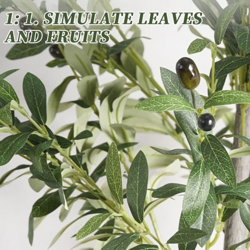 plantes artificielles vertes tronc gris brun moderne decoration intérieure anniversaire exposition sans pot faux