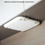 support balance salle bains blanc clips moderne rangement mur accroches sangles organisation kitchen accessories