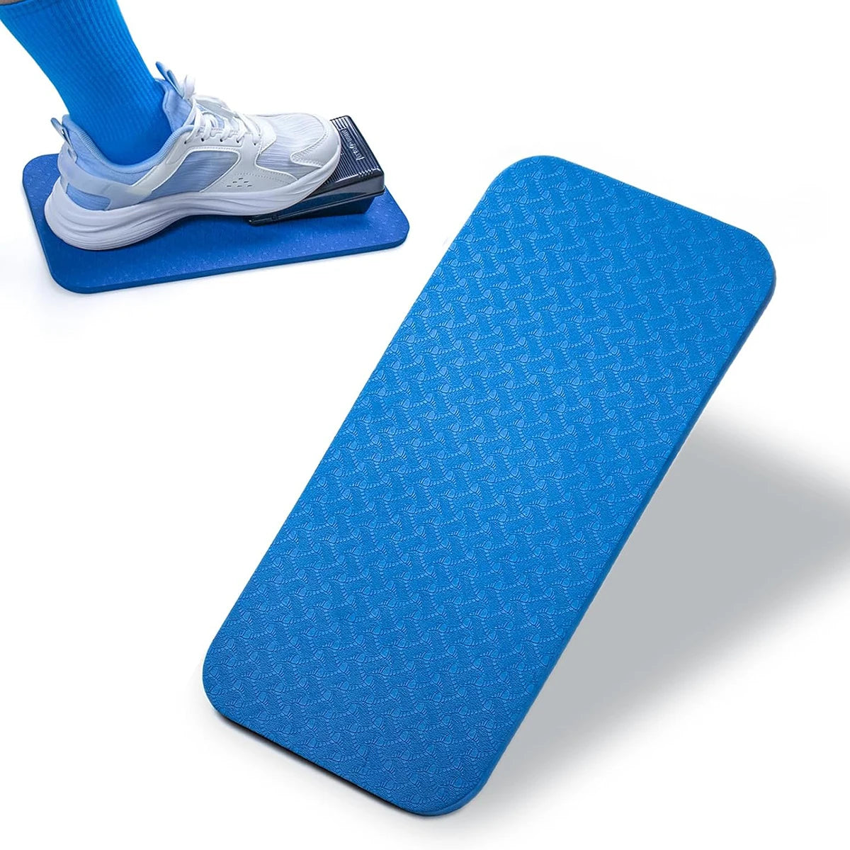 tapis machine coudre bleu texture caoutchouc antidérapant stable broderie quilting silentieux durable pratique