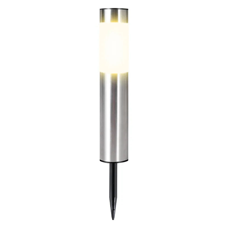 lampe solaire moderne argentée adhésive éclairage extérieur ip65 led vacances patio jardin