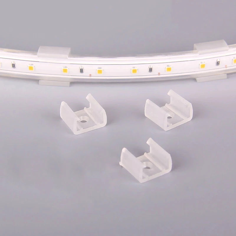 ruban led blanc moderne clips fixation 5v 12v 20v 30v points lumineux opaques certifiés