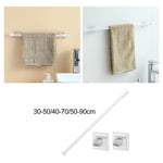 tige serviette adhésive blanc moderne télécopique 30 50cm 40 70cm 50 90cm