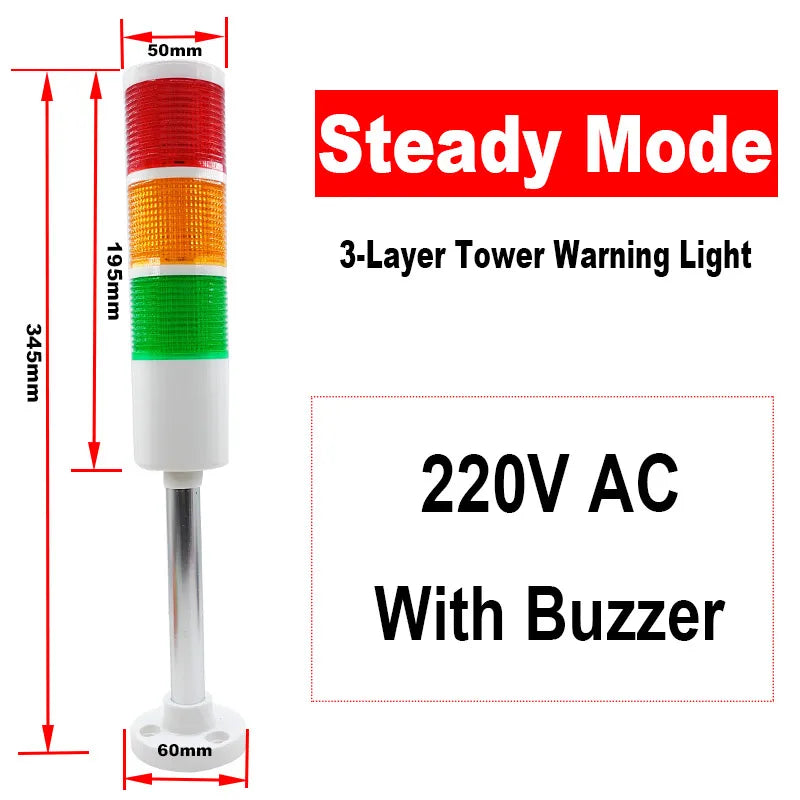 ampoule led rouge orange vert indicateur signal moderne rayures horizontales fixation
