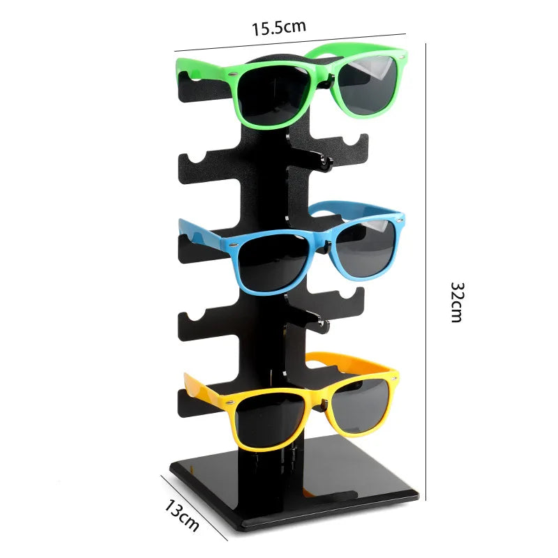présentoir moderne lunettes clips acrylique niveaux rangement opticien