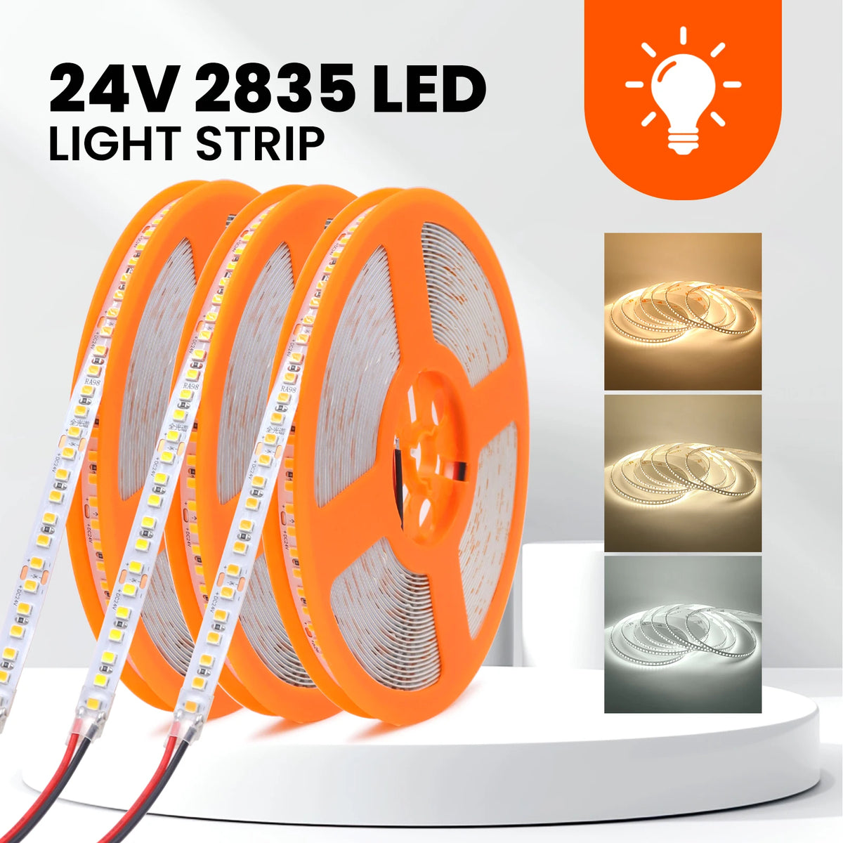 ruban led adhésif 24v 3000k 4000k 6000k 120led 180led 240led moderne chambre