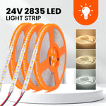 ruban led adhésif 24v 3000k 4000k 6000k 120led 180led 240led moderne chambre
