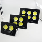 projecteur led ip66 étanche noir grille hexagonale moderne clips fixation 220v 100w 1000w