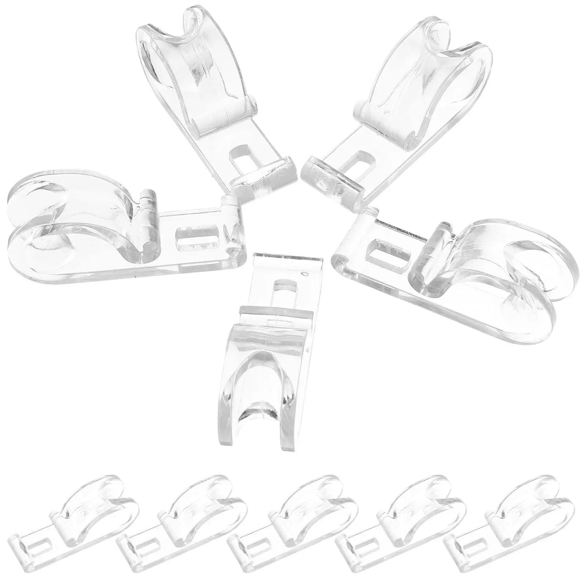 clips rideau transparent moderne adhésif fixations stores tendeurs accessoires blinds rollerHooks