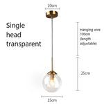 suspension lumineuse transparente moderne ampoule brillante câble noir minimaliste chambre salon étude