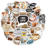 sticker adhésif vinyle livre chien citation moderne waterproof transparent adultes adolescents