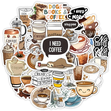 sticker adhésif vinyle livre chien citation moderne waterproof transparent adultes adolescents