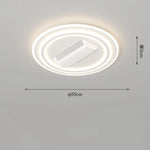 lampe plafonnier blanc moderne invisible bladeless ceiling fan led contemporain télécommande 120v 240v