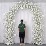 décoration florale romantique arc floral composition pot allée fleurie événement mariage anniversaire