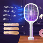 raquette anti moustiques électrique rechargeable lumière violette mesh semi transparent ergonomique batterie lithium