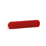 coussin rond uni moderne lit polyester coton noir vert foncé rouge gris bleu orange