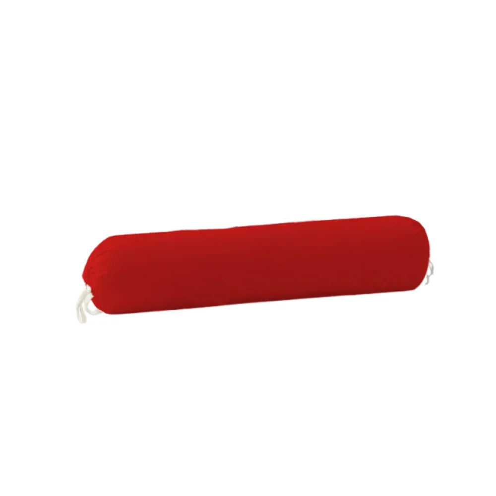coussin rond uni moderne lit polyester coton noir vert foncé rouge gris bleu orange