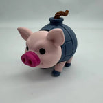 jouets modernes figurines cartoon animal jouet cochon rose bleu figurine femme tasse