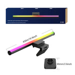lampe led noir moderne télécommande éclairage rgb variable