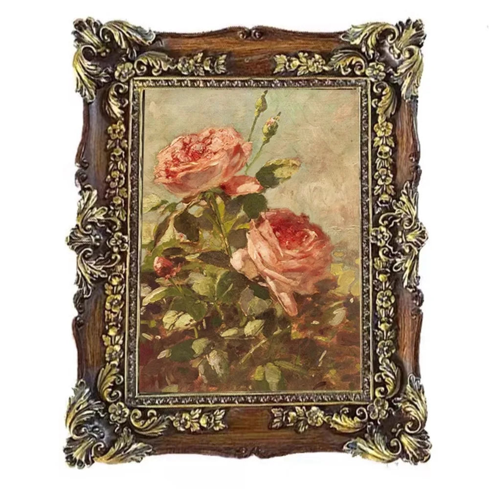 cadres photo relief résine ancien européen rétro shabby chic décor mural tableaux vintage ornements