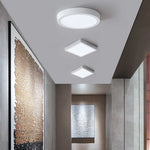 plafonnier led moderne blanc rond carré adaptateur 110240v ccc rohs ul