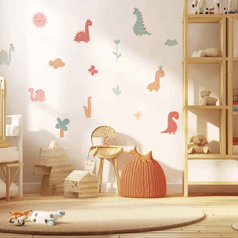 Sticker mural bébé animaux forêt