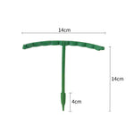 support plante plastique vert foncé moderne 12 pièces tiges fixations jardin fleurs