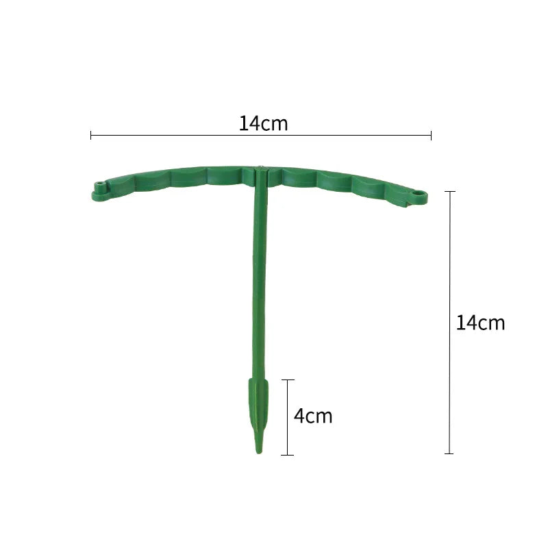 support plante plastique vert foncé moderne 12 pièces tiges fixations jardin fleurs