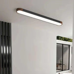 plafonnier led moderne noir bois naturel contemporain autonome flux lumineux variable certifié ccc