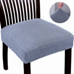couvre siège chaise tissu carreaux beige moderne antidérapant élasthanne polyester