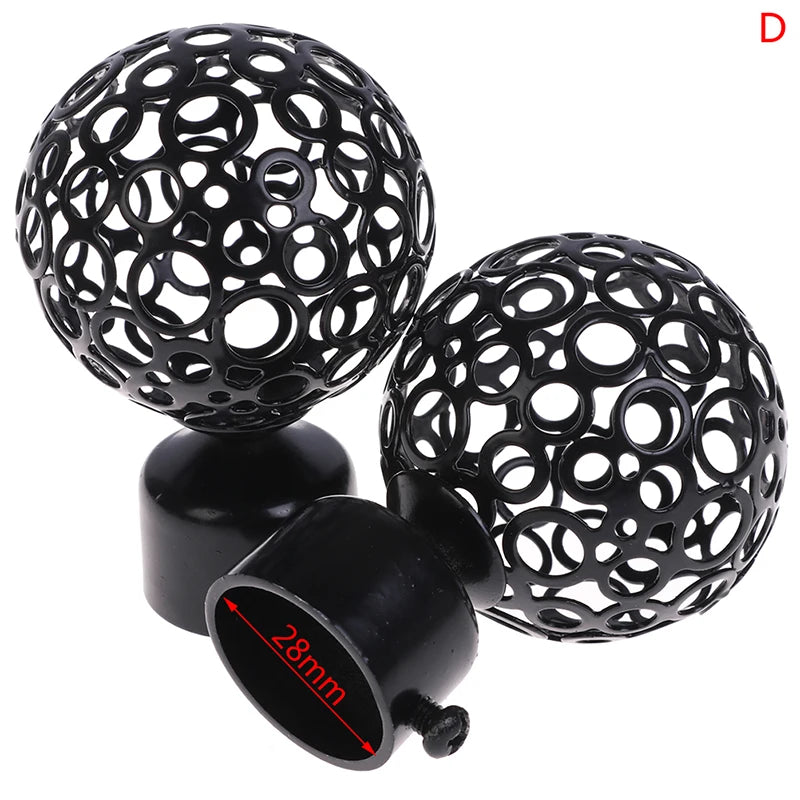 boule suspension moderne noir blanc perforée décorative eyelets 22mm 28mm