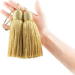 pompon rideau tissé fin élégant traditionnel décoratif maison salon 13cm 28cm