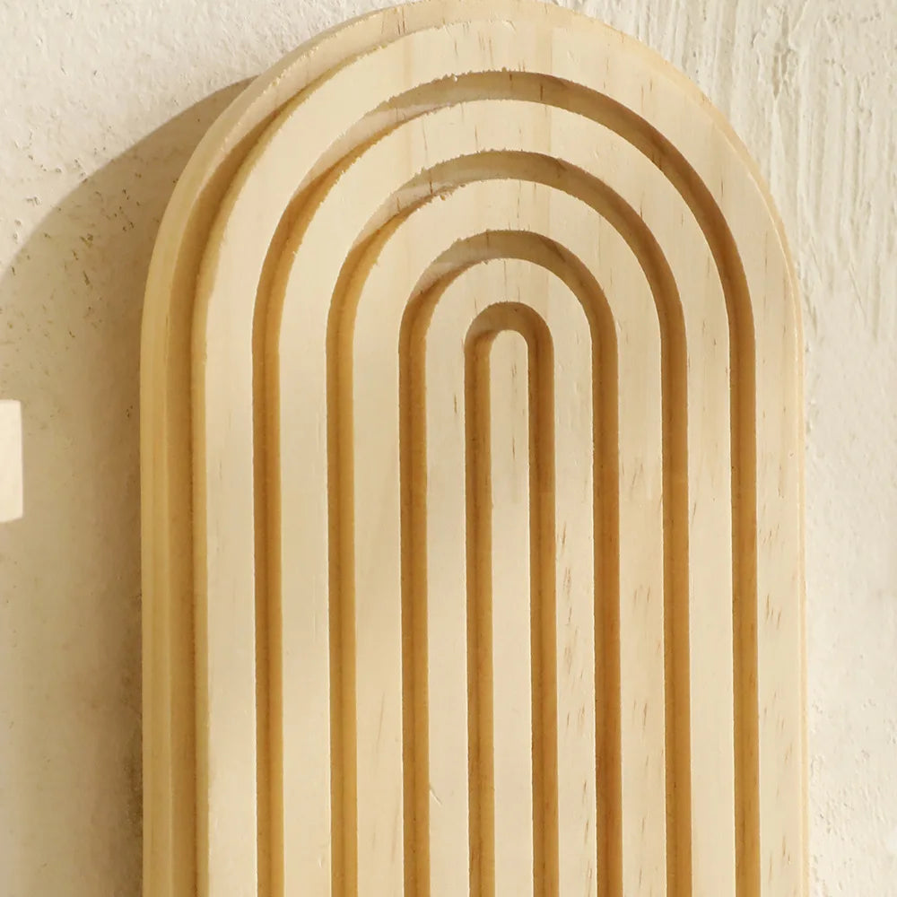 étagères murales bois naturel moderne minimaliste décoration maison plantes bougies figurines terrarium